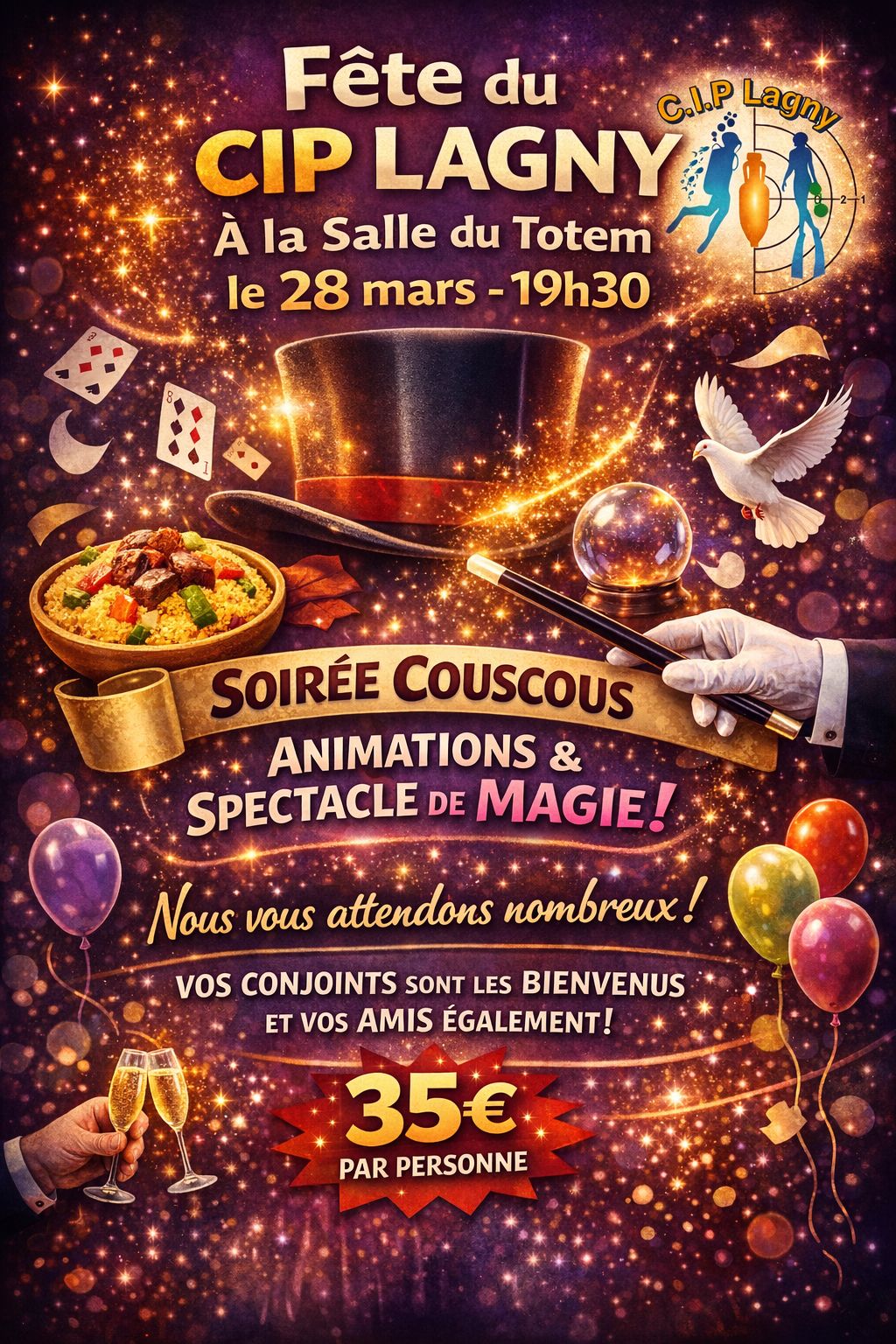 Fête du club le 28 Mars